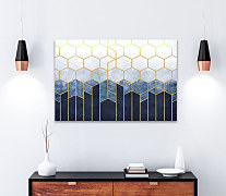 Obraz Abstraktný šesťuholník 1989